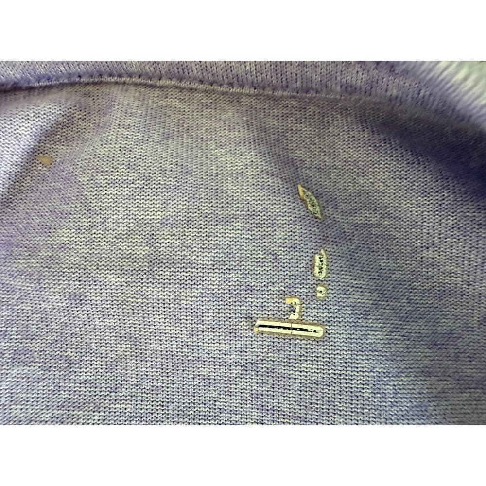 Under Armour Heather Lavender Short Sleeve V-Neck Performance Tee L? - Picture 3 of 5